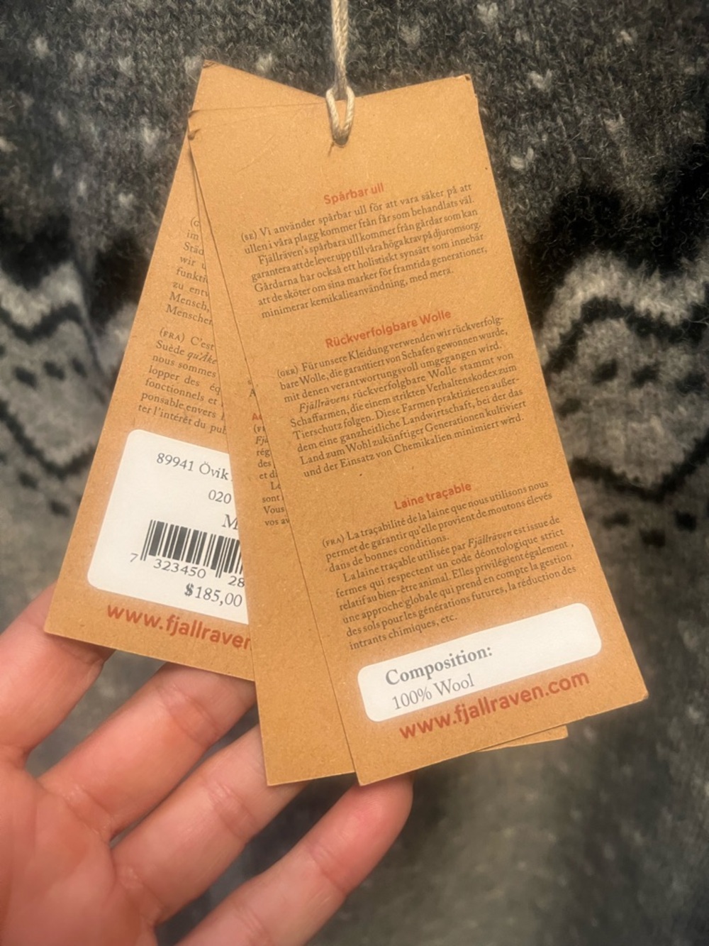 NWT Fjällräven Övik Knit Sweater - Picture 5 of 7